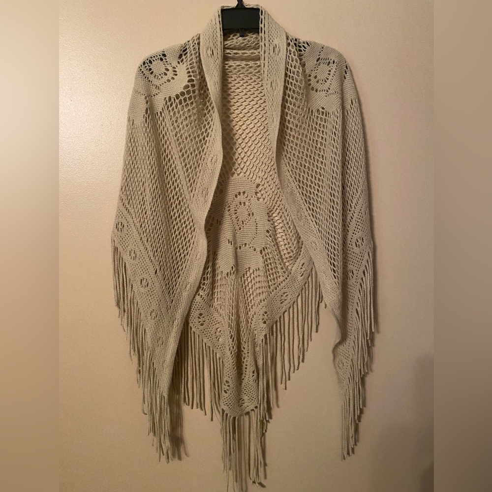 Crochet shoulder wrap. One size fits all this is absolutely gorgeous never worn